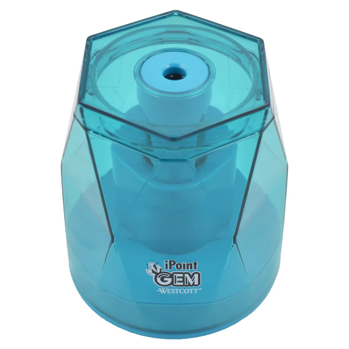 Westcott iPoint® GEM Battery Pencil Sharpener, Blue (00529-PARENT) - Image 11