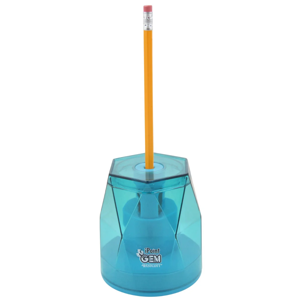 Westcott iPoint® GEM Battery Pencil Sharpener, Blue (00529-PARENT) - Image 13