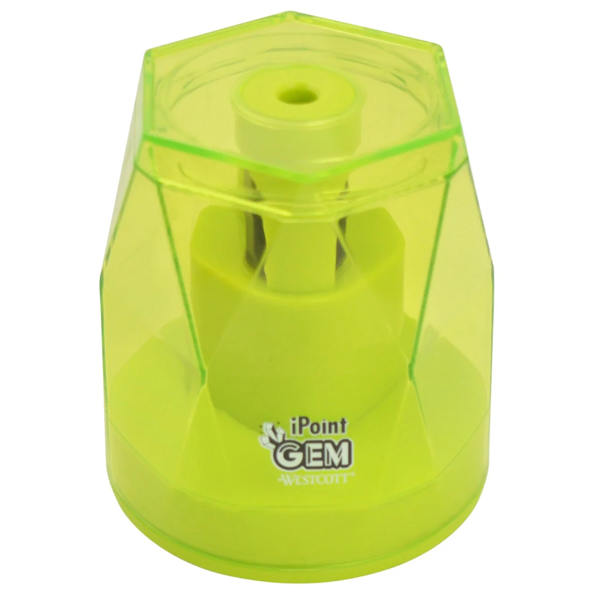 Westcott iPoint® GEM Battery Pencil Sharpener, Neon Green (00577-PARENT) - Image 10