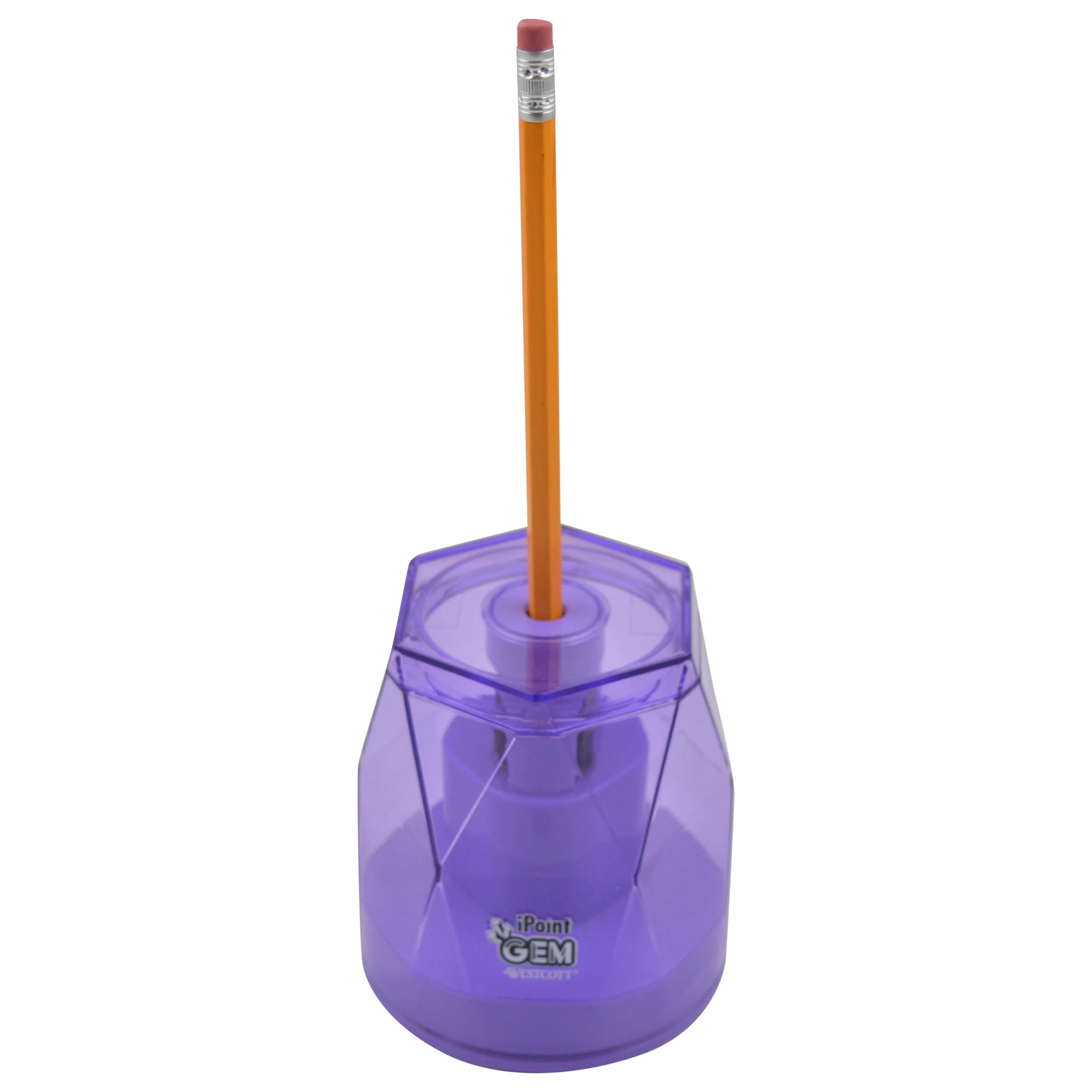 Westcott iPoint® GEM Battery Pencil Sharpener, Purple  (00576-PARENT) - Image 13