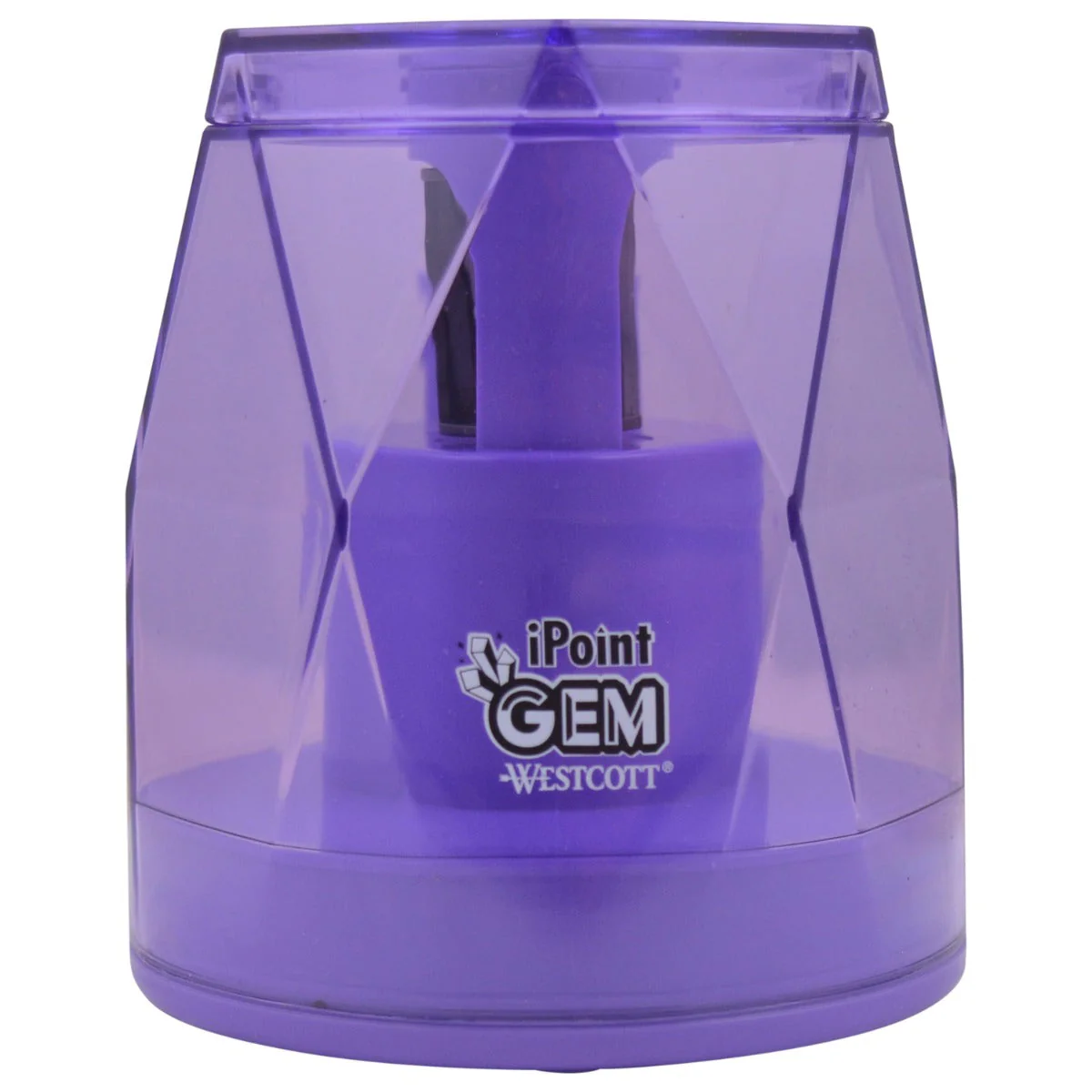 Westcott iPoint® GEM Battery Pencil Sharpener, Purple  (00576-PARENT) - Image 7