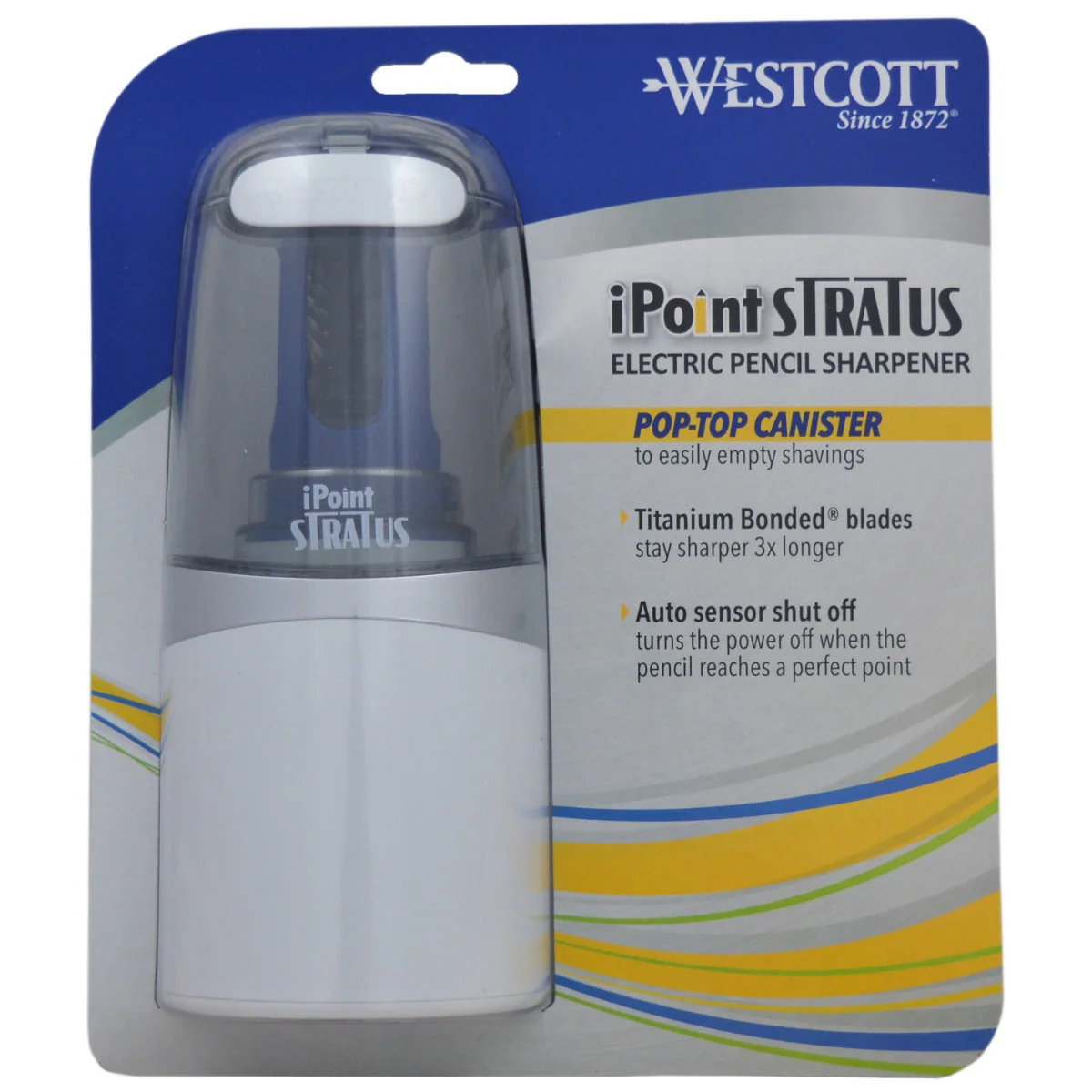 Westcott iPoint® Stratus Electric Pencil Sharpener, Assorted Colors  (17793-PARENT) - Image 10