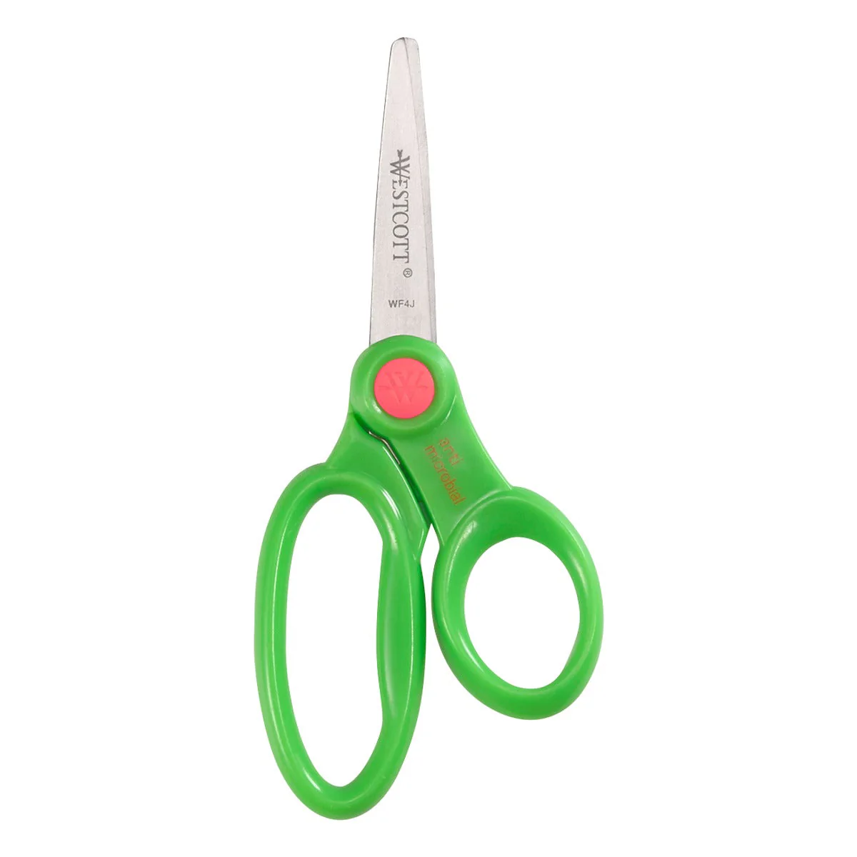 Westcott Kids Plastic Handle Pointed Scissors With Anti-microbial Protection, 5-Inch, 12-Pack (14872) - Image 6
