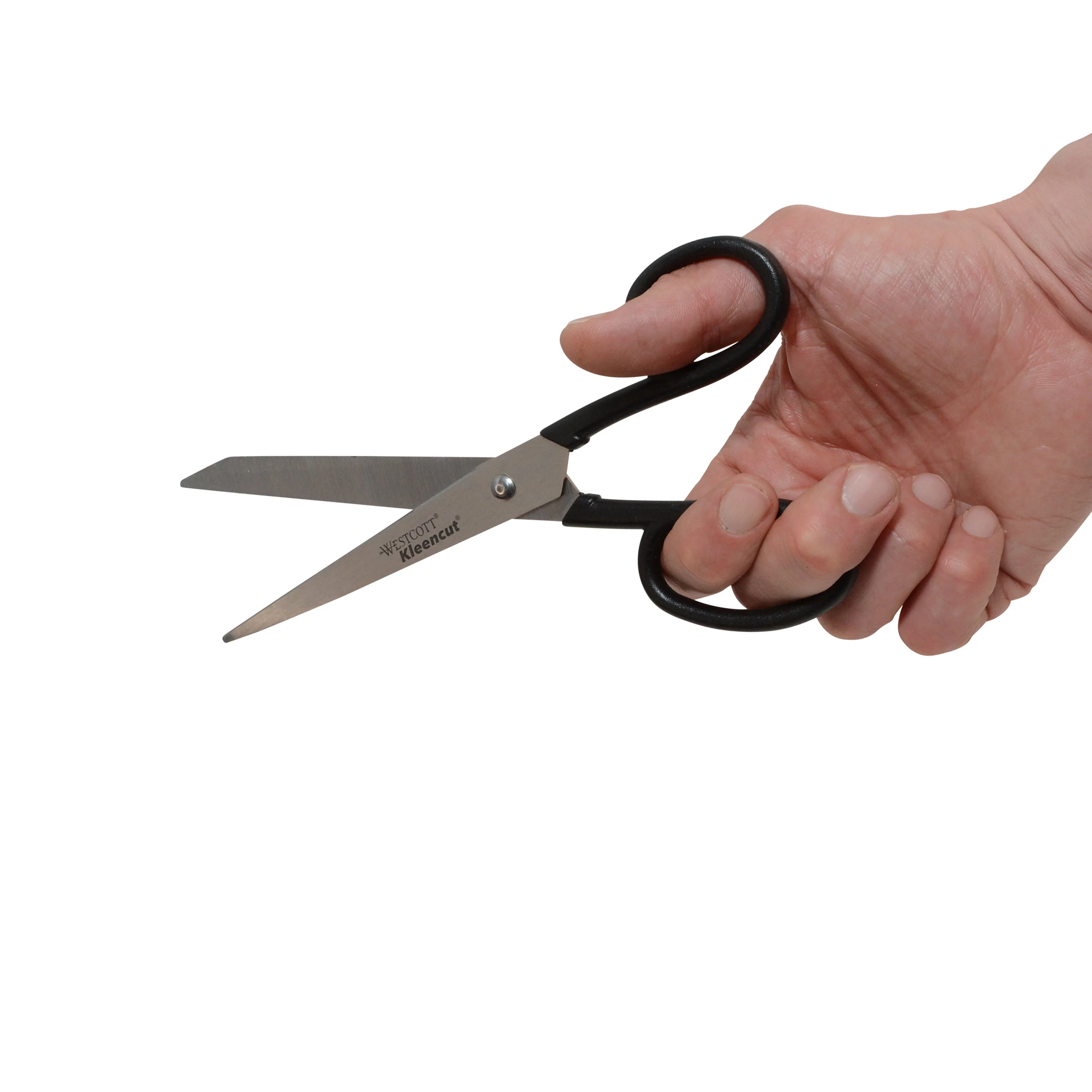 Westcott All Purpose Kleencut Stainless Steel Scissors, 8", Black (19018) - Image 3