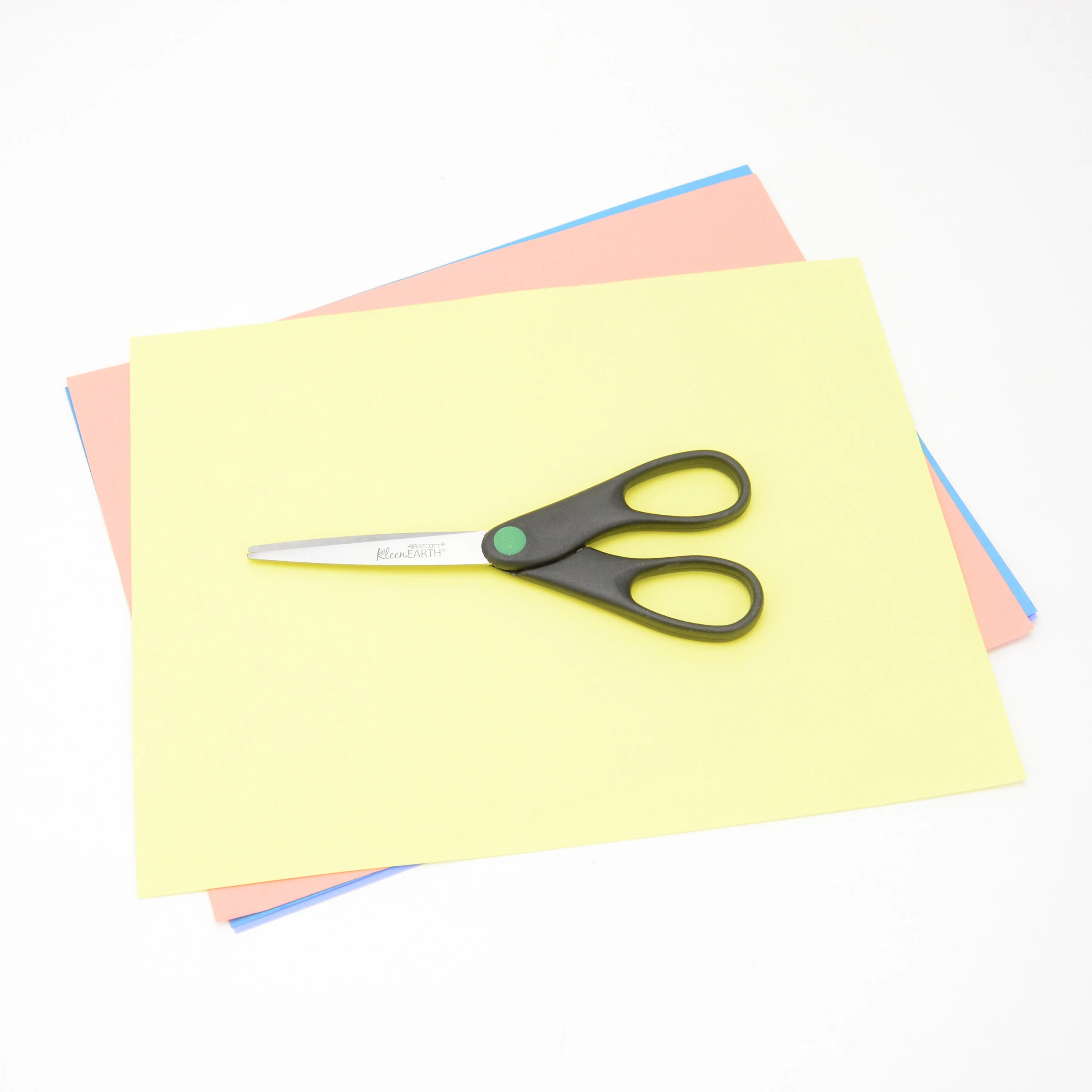 Westcott 7" KleenEarth Recycled Stainless Steel Scissors, Black (44218) - Image 7