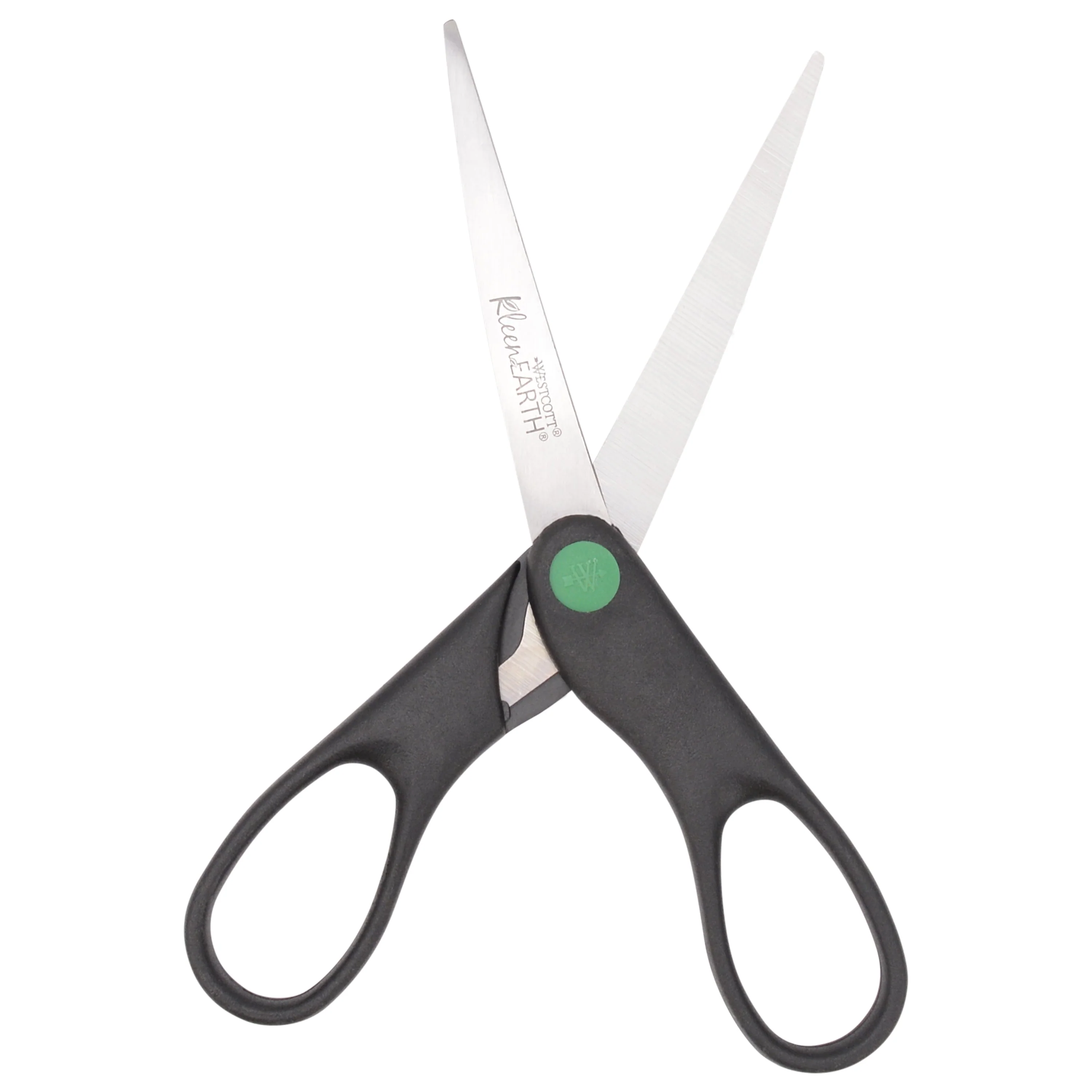 Westcott 7" KleenEarth Recycled Stainless Steel Scissors, Black (44218) - Image 8