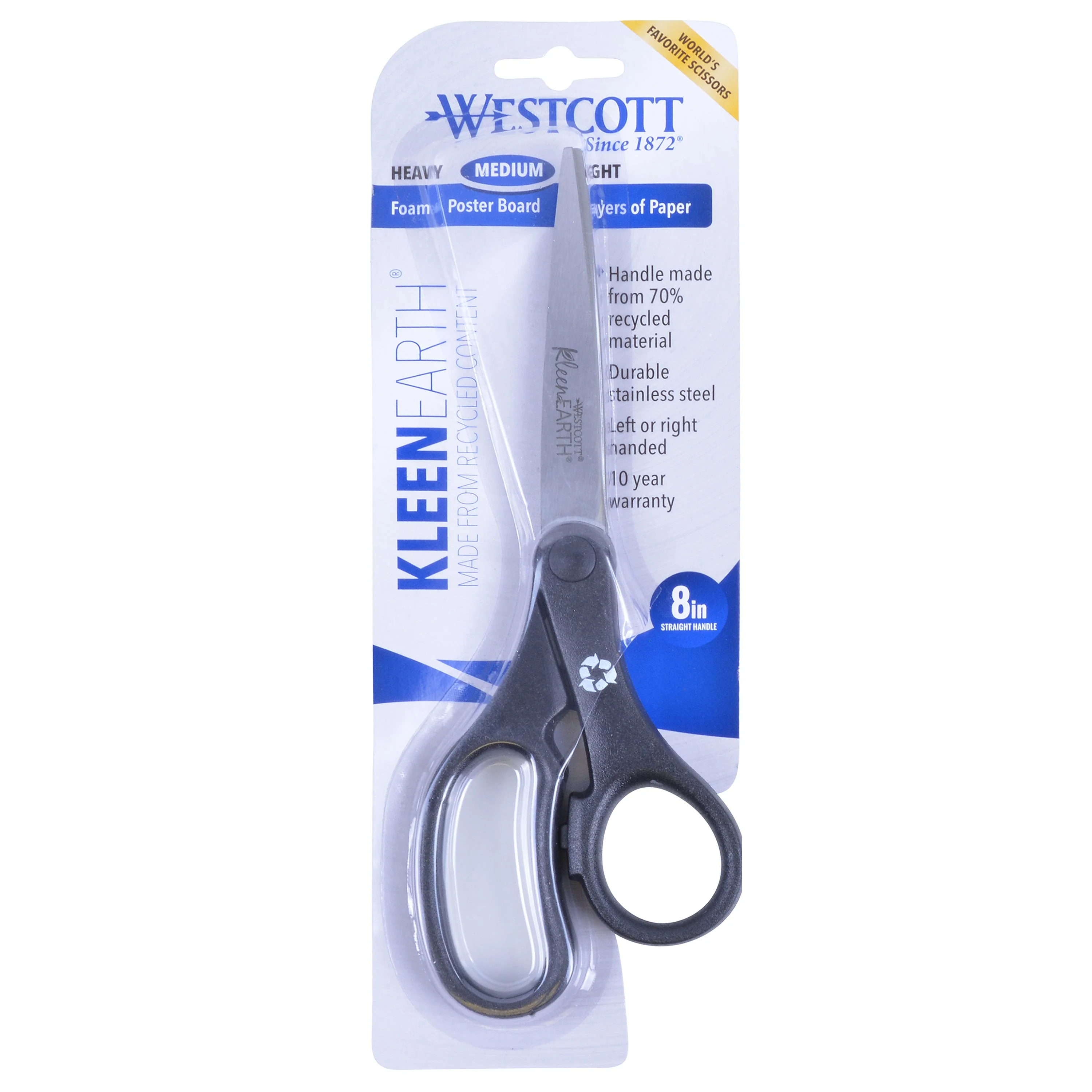 Westcott KleenEarth 8" Scissors (15583) - Image 3