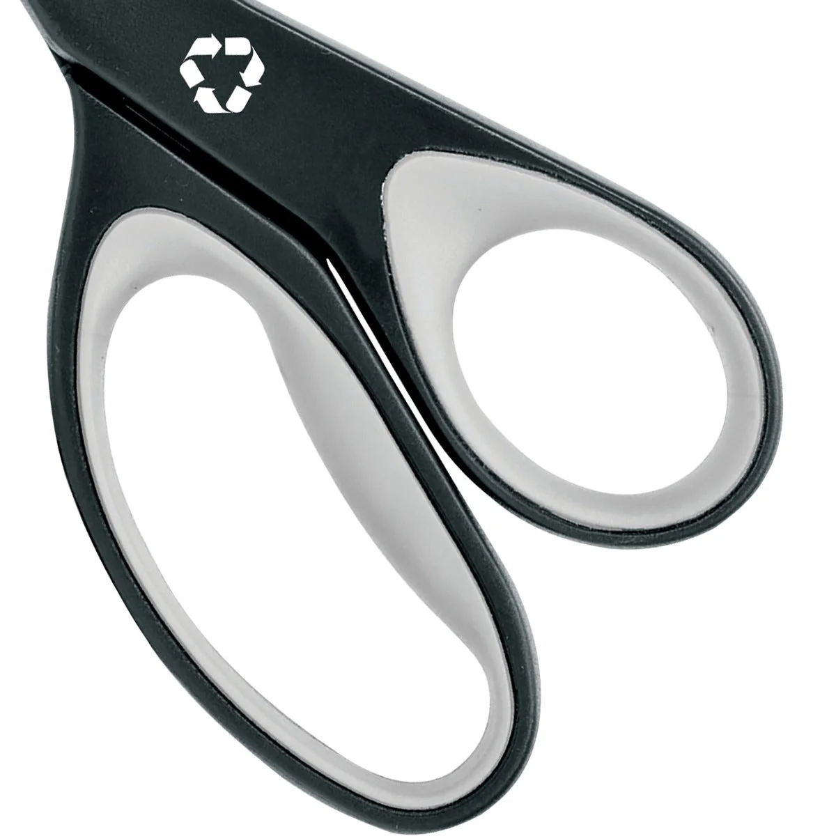 Westcott 8-Inch KleenEarth Soft Handle Straight Scissors, Black/Gray (15588) - Image 3