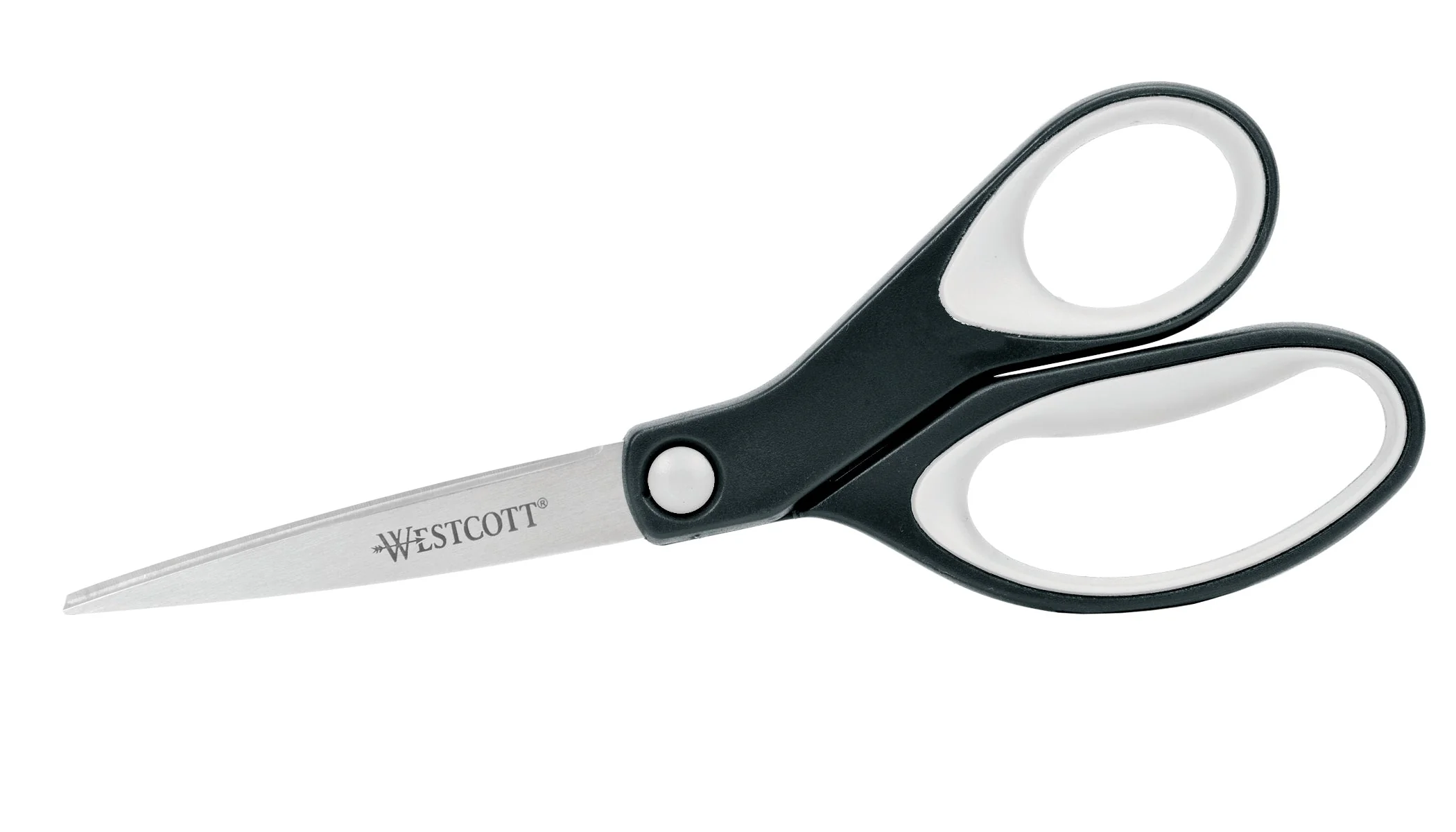 Westcott 8-Inch KleenEarth Soft Handle Straight Scissors, Black/Gray (15588) - Image 6