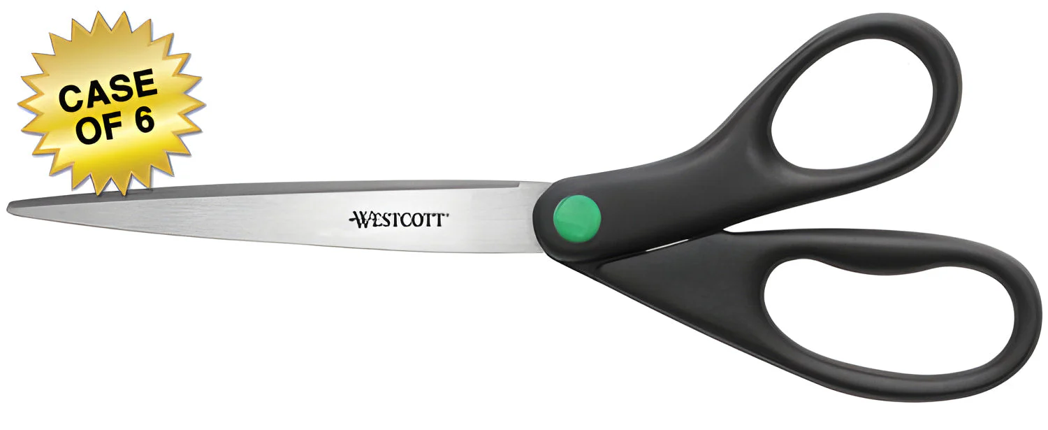 Westcott KleenEarth 9" Recycled Scissors Straight (13138) - Image 9