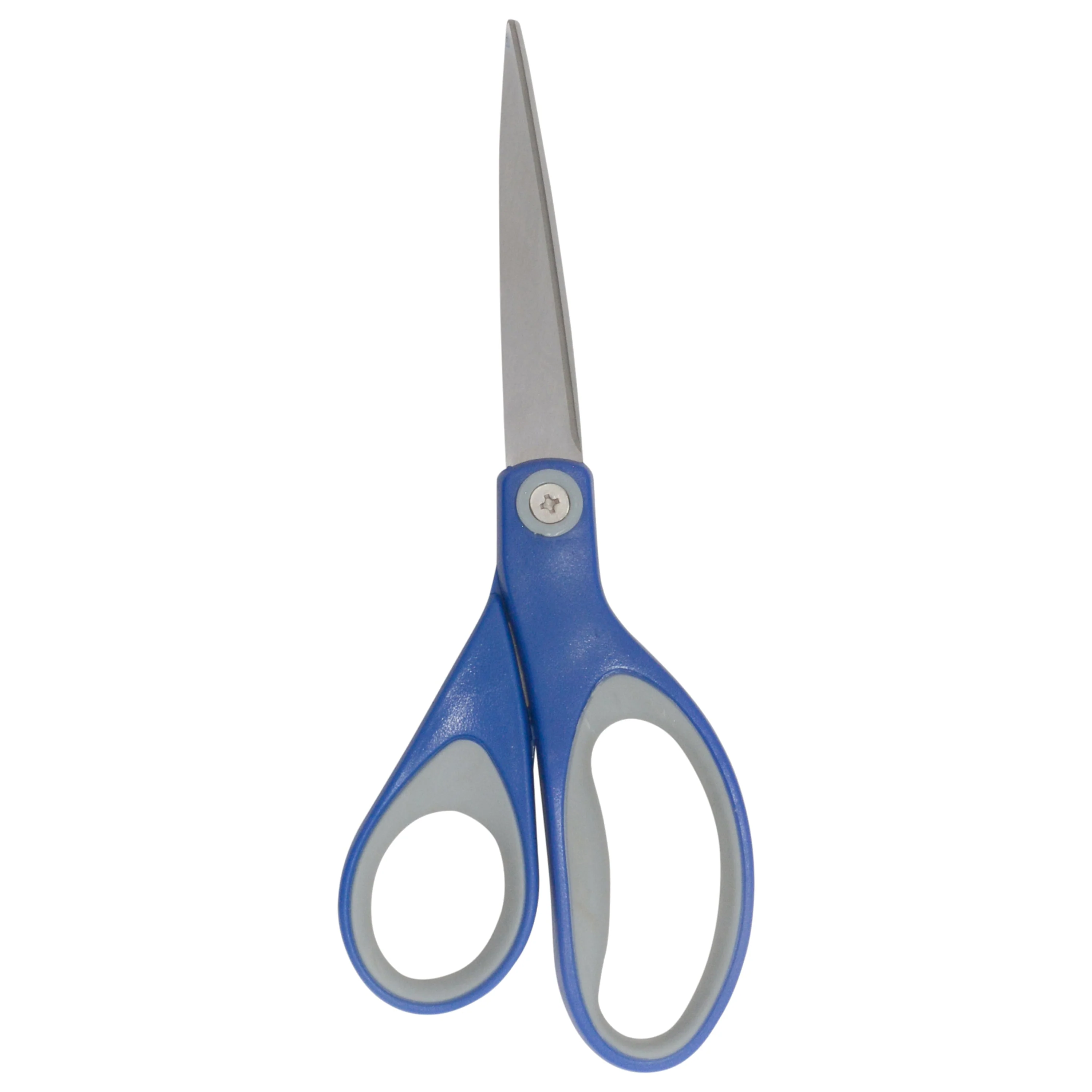 Westcott 8" KleenEarth Soft Handle Straight Scissors, Blue/Gray (15554) - Image 5