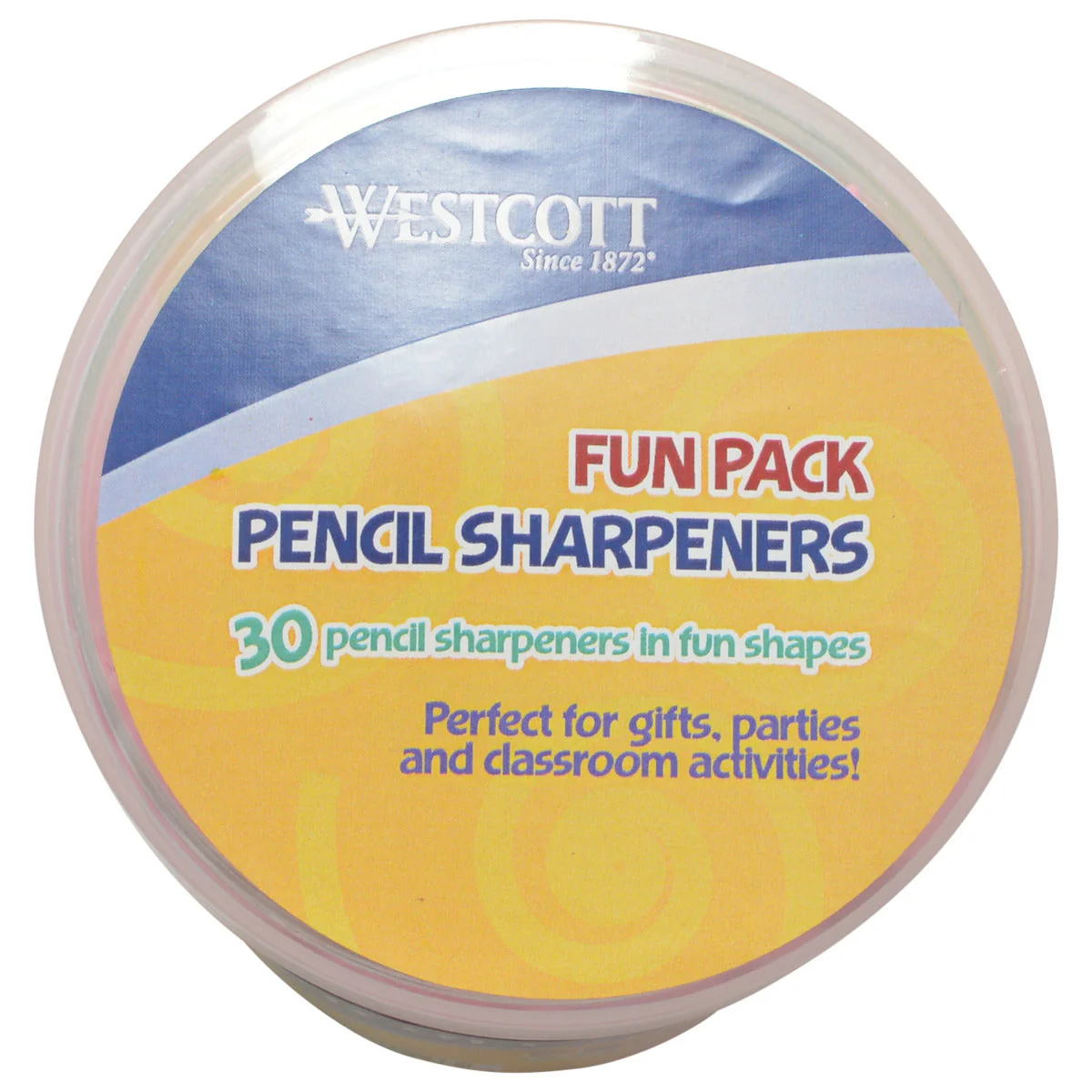 Westcott Pencil Sharpeners Fun Pack, Assorted Shapes, 30 Count (17796) - Image 7