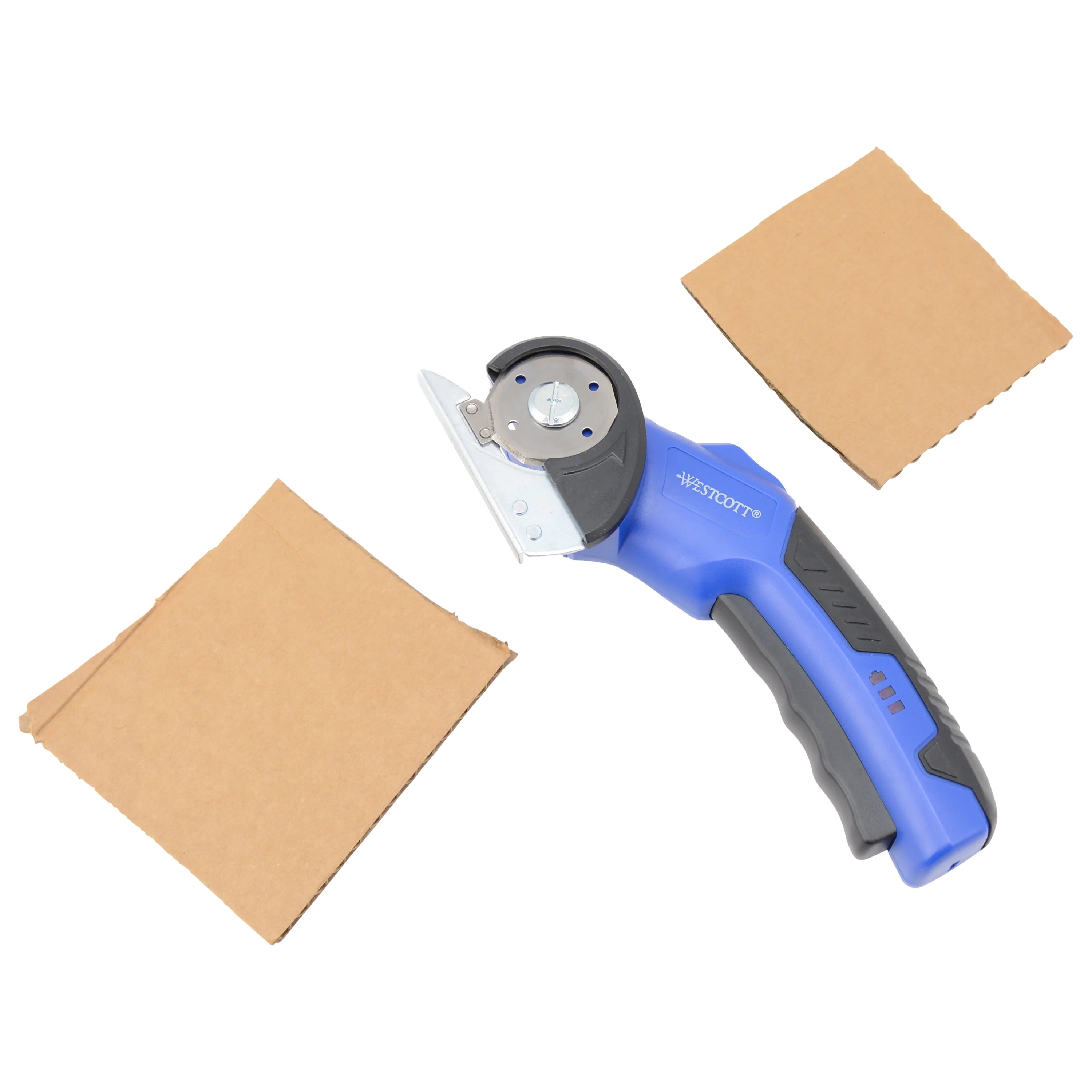 Westcott Rechargeable Electric Scissors, Cordless Power Scissors with Built-In Battery, Stainless Steel Blades Cut Up to 1/4", Ergonomic Comfort Grip, Cuts Cardboard, Fabric, Plastic & Packaging (00999-Parent) - Image 21