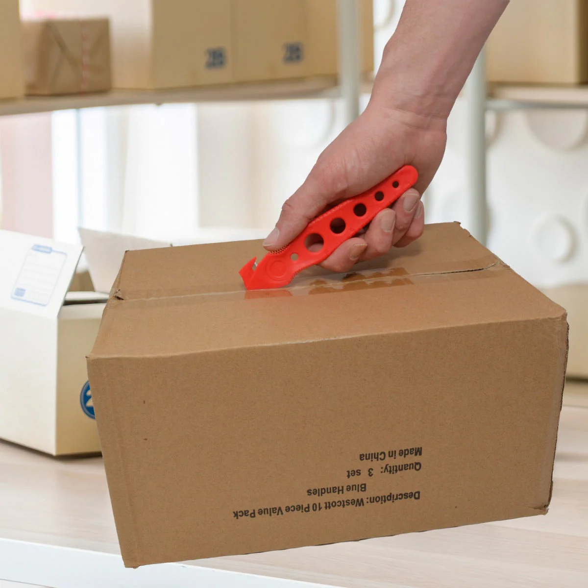 Westcott Saber Safety Cutter Red Bulk 50pk - Image 6