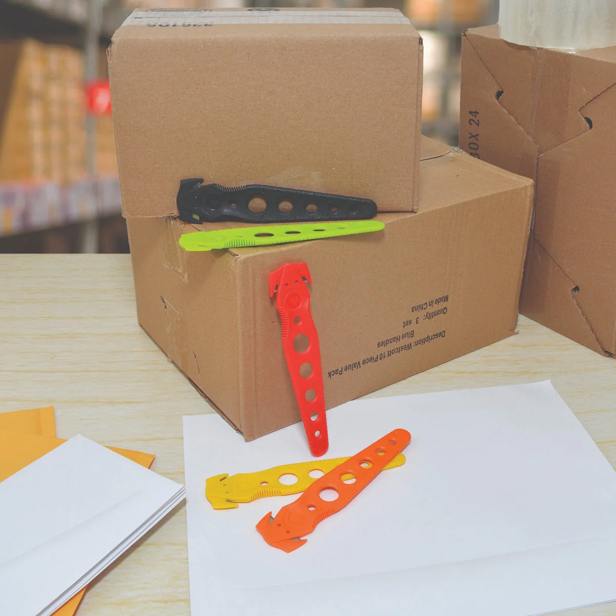 Westcott Saber Safety Cutters, 5pk, Assorted Colors - Image 7