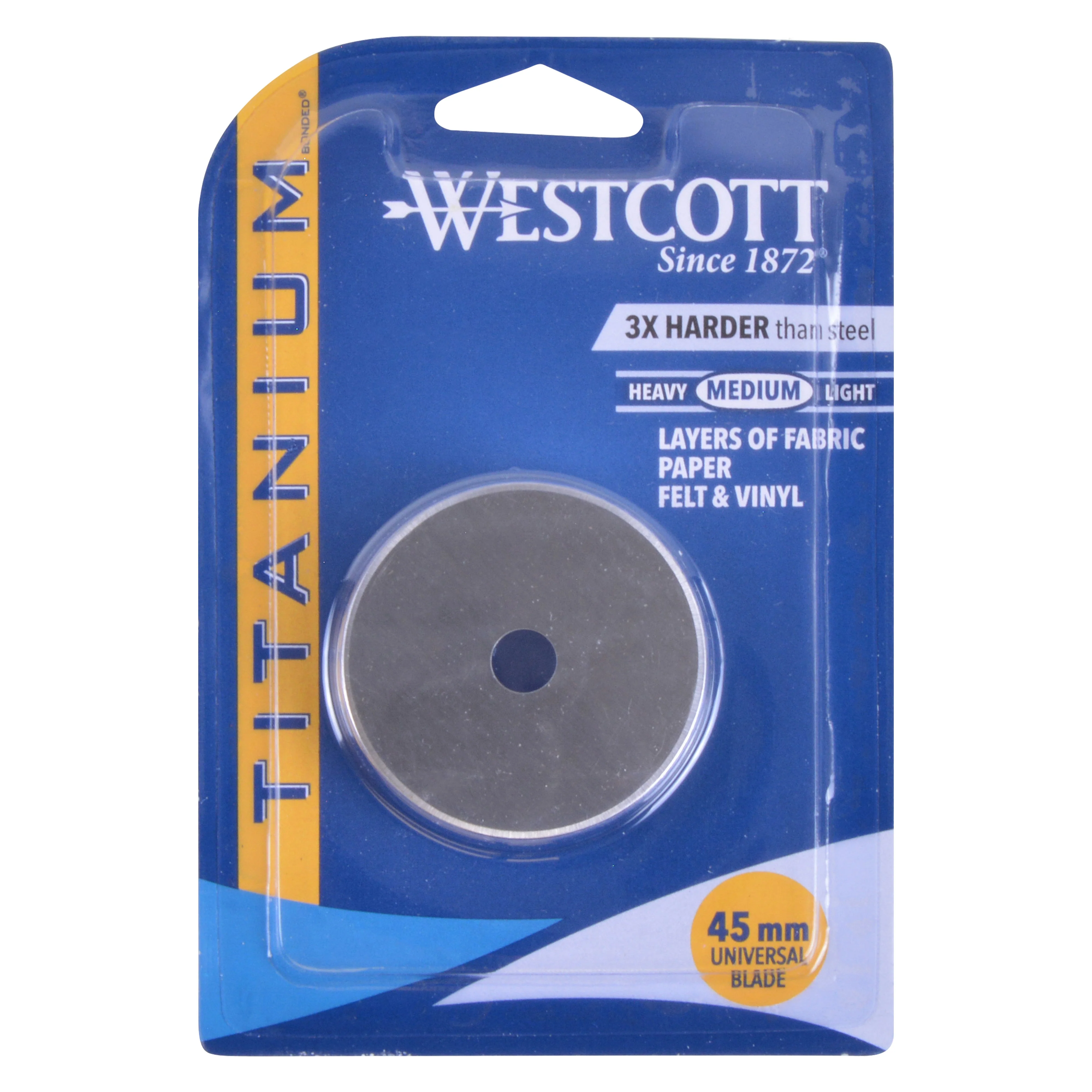 Westcott Titanium Bonded Handheld Rotary Replacement Blade, 45mm (16371) - Image 3