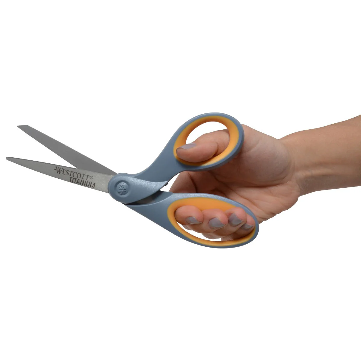 Westcott Titanium Bonded Scissors, 8" Bent (13731) - Image 3